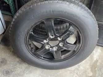 Tacoma spare tire Goodyear T175/90D18 Temporary Spare Tire with 18-Inch Black Wheel 6 lug spare