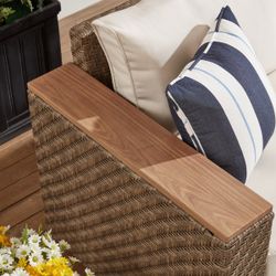 Nolen patio sectional with cushions hot sale