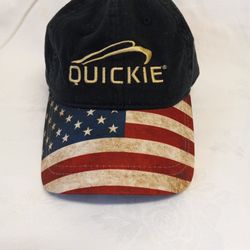 Quickie American Flag Otto Accessories Adjustable Trucker Hat