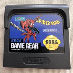 Sega Spider-Man Game Gear 1992 Edition Video Game 