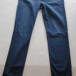 American Eagle Outfitters Jeans Womens Sz 14 Blue Denim Super Stretch Skinny Fit

