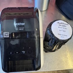 POS System Clover With Cash Register And Sticker Printer Brother