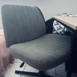 Chair- Wayfair Gray Upholstered Armless Office Chair