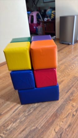 Foam blocks, playset - 7 piece