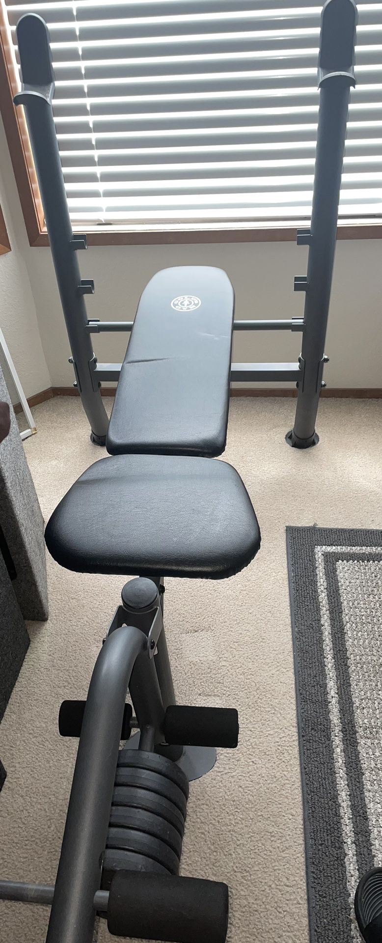 Golds Gym Weight Bench, Mint condition (FIRM ON PRICE)