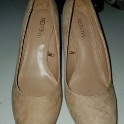 New Tan Wedge Shoes By Merona Size 6