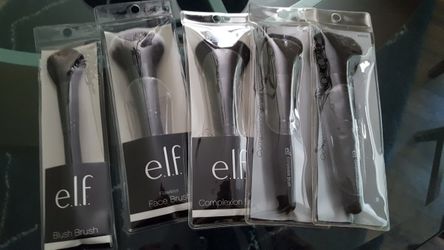 All new Elf make up brushes, each