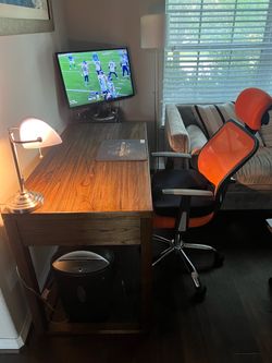 Ashley Furniture Solid Wood home Office Desk with slide out drawer