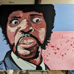 Large Canvas Acrylic Paintings By Me