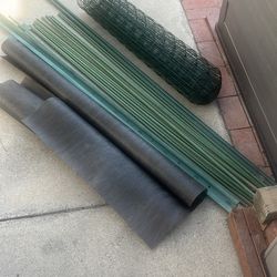 Garden supplies and fencing