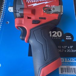 1/2 stubby impact wrench w/ pin detent