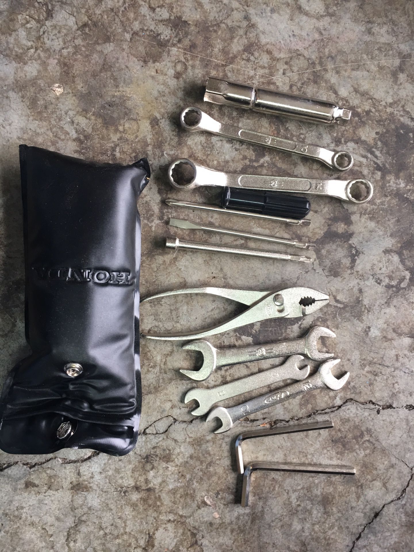 Tool kit for Honda gold wing but will fit other bikes as well