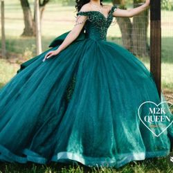 Green Quinceañera Dress