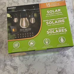 Solar string lights with Remote