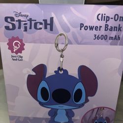 Clip On Stitch Power Bank 