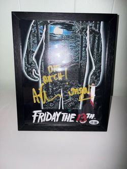 Friday the 13th Signed Framed Poster