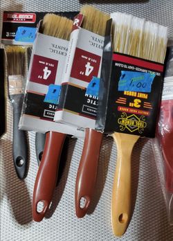 Paint Supplies and Tile Saw
