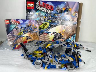 Retired LEGO Movie 70816 Bennys Spaceship Incomplete for parts -As Is