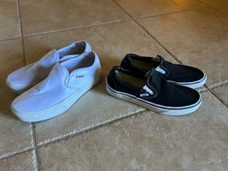 Slip on Vans size 9