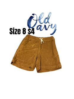 Old Navy Kids Corduroy Shorts Size 8 great condition 💖💖💖042426 M19