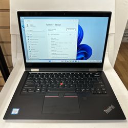 Lenovo Thinkpad X390 Yoga 13.3 inch 2 in 1 touchscreen core i7 8th gen 8GB RAM 256GB SSD