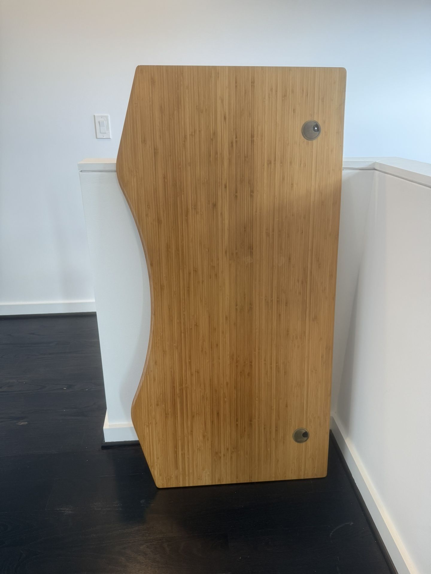 Bamboo Desktop (x2) - Curved With Beveled Edge