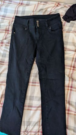 French Connection Women's Black Low Rise Slim Skinny Stretch 5-Pocket Jeans