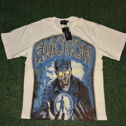 Mixed Emotion Blue Zombie Rhinestone Tee 