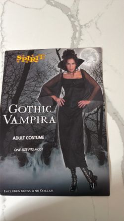 Gothic vampire costume