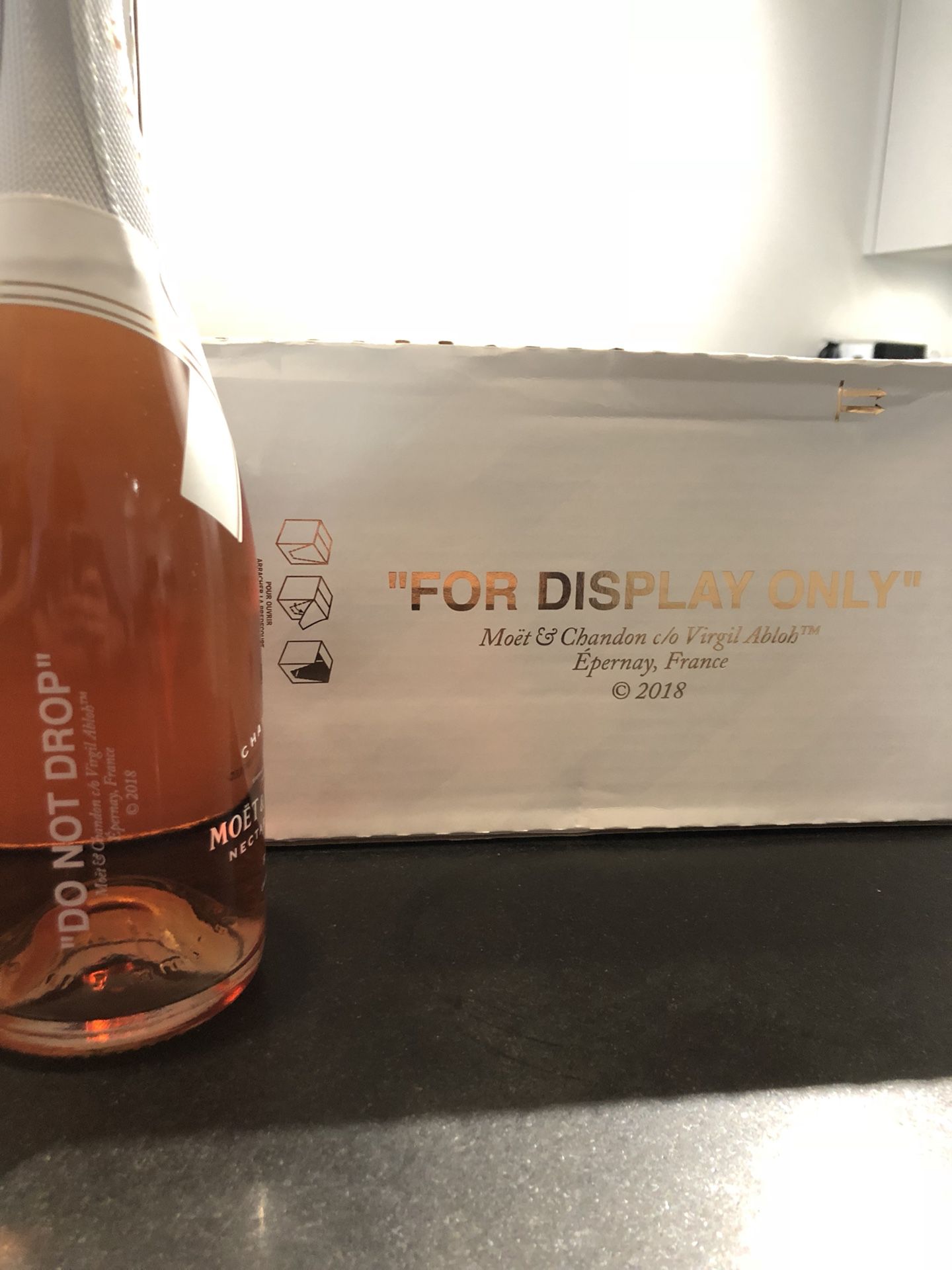 Moet & Chandon X Off White Nectar Imperial Rose C/O Virgil Abloh for Sale  in Miami, FL - OfferUp