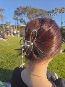 Made in Korea Ribbon hair claw clips