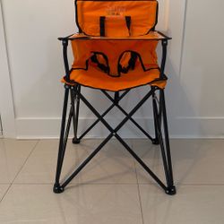 Ciao Baby Go Anywhere High Chair - Orange