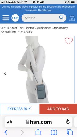 Antik Kraft Jenna Cellphone Crossbody Organizer
