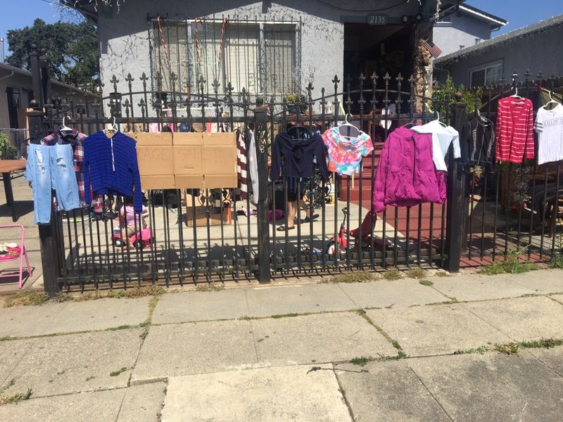 Yard sale: 2135 harrington ave