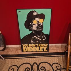 NIKE Bo DIDDLEY POSTER FRAMED 