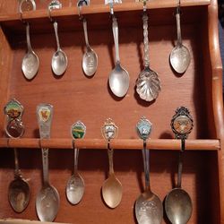 Spoon Collection And Rack