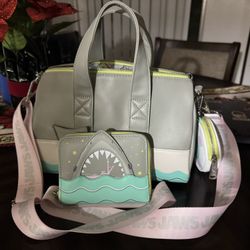 Jaws Loungefly Crossbody Bag And Wallet