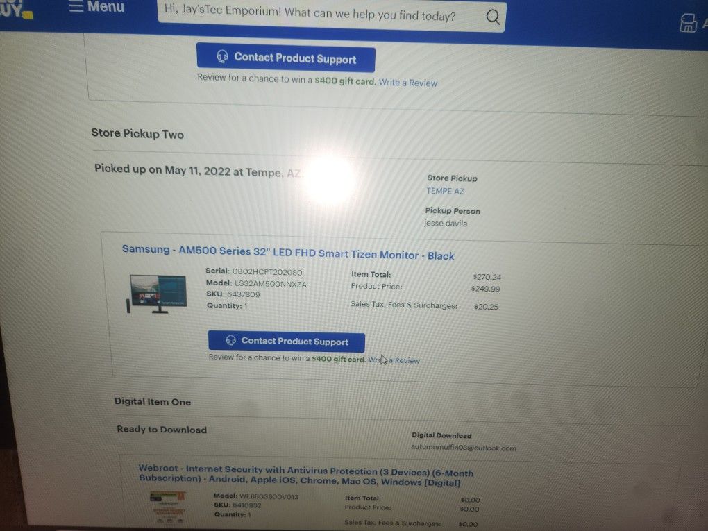 Samsung Smart Monitor 32