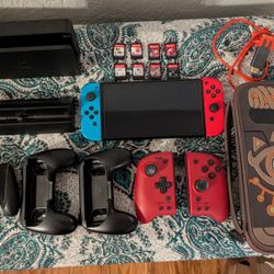 Nintendo Switch OLED w/ Games & Accessories 