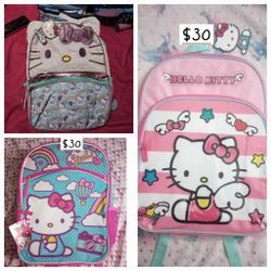 Hello Kitty Backpack Each $30