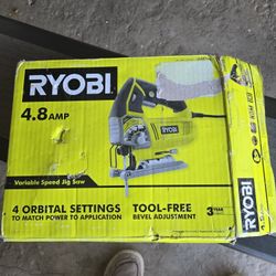  Ryobi Jigsaw Electric  Open Box
