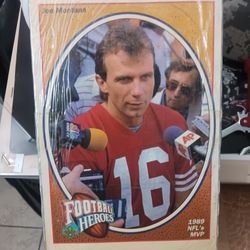 JOE MONTANA COLECION FOOTBALL HEROES THE ORIGINAL NOT COPY