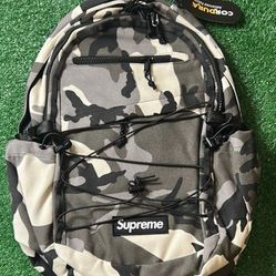 Supreme SS25 Backpack Snow Camo