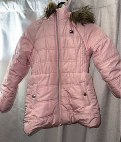 Tommy Hilfiger Girls Pink Puffer Jacket