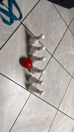 Toddler bowling set