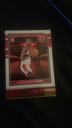 Alexandre Sarr NBA Hoops Rookie Card