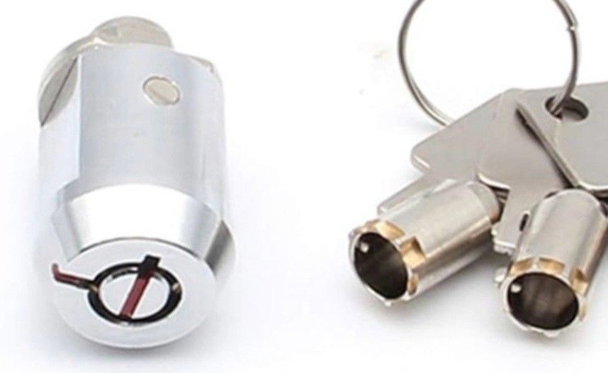 New Cylinder Storage Lock, 2 Keys