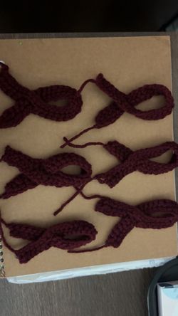 Handmade Sickle Cell Ribbons And Cells Keychains