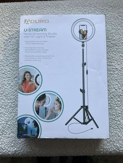 Aduro U-Stream Desktop 10" LED Selfie Ring Light