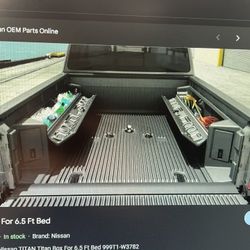 Nissan Titan Bed Box/ Bed Tool Box (2017-2024)